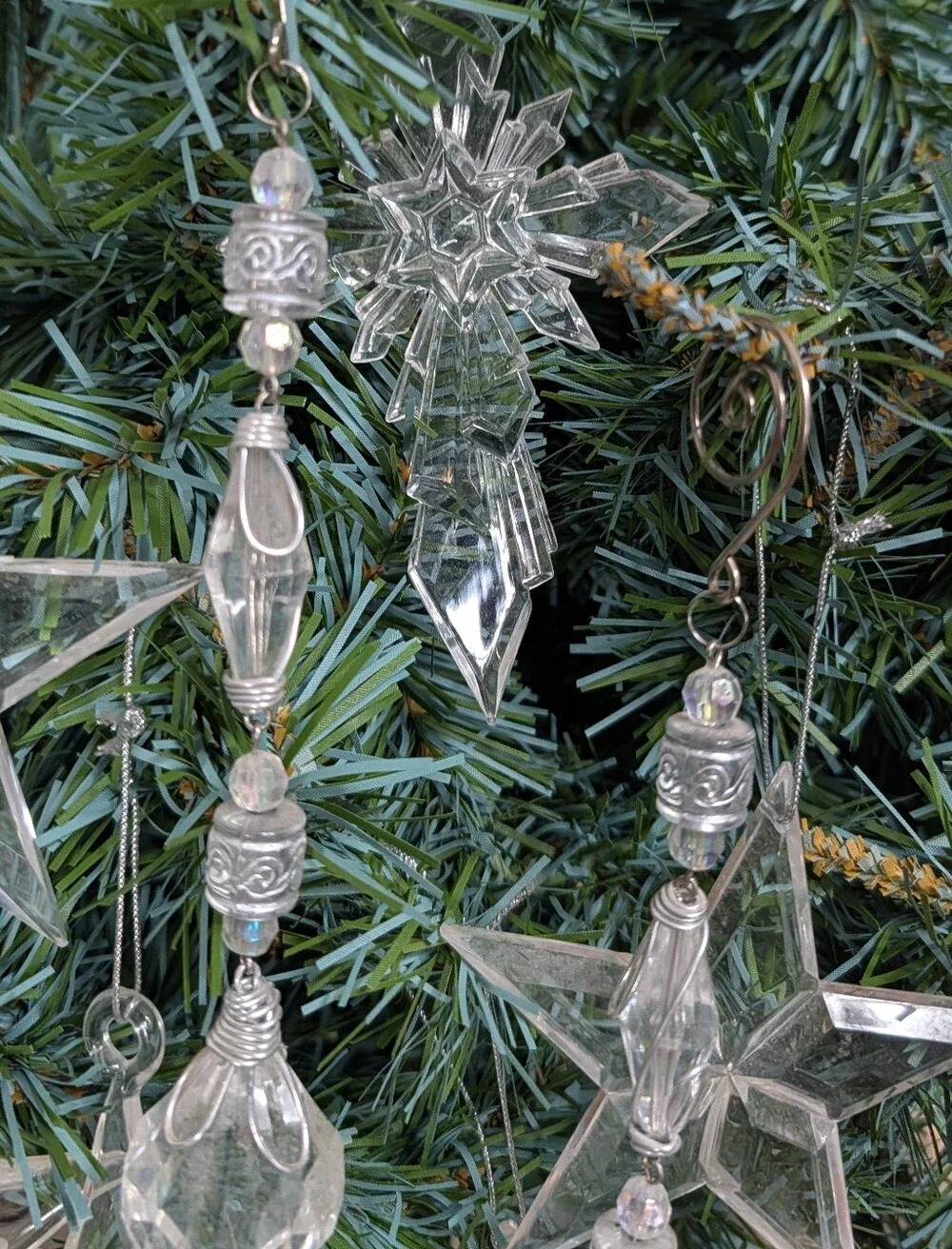 Vintage clear acrylic